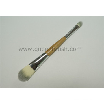 Double Sided Maquiagem Sombra Brush escova sintética cosméticos Foundation